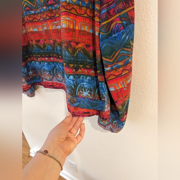Chico's Colorful Jacket - Picture 7 of 7